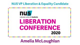 Liberation Conference Candidate Speech - Amelia McLoughlan