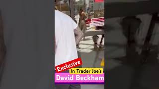 David Beckham stops by Trader Joes' in Miami, FL by @305shock