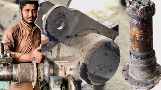 amazing repairing of rear wheel axle shaft by intresting mechanic || amazing restoration work