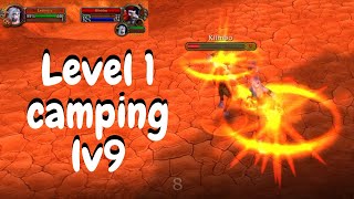 Level 1 camping lv9 - WoW Classic