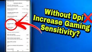 Dpi Setting In Any Device Tricks !! || Dpi Good Or Bad?