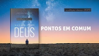 Meditações Diárias: 25 de Outubro - PONTOS EM COMUM l Maravilhoso Deus