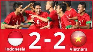 GOL! INDONESIA vs VIETNAM 2-2 Highlights & Goals (Piala AFF) HD | 10/10/2016