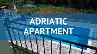 ADRIATIC APARTMENT 3* Хорватия Истрия обзор – отель АДРИАТИК АПАРТМЕНТС 3* Истрия видео обзор