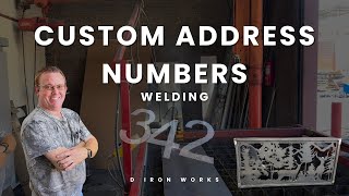 DIronWorks St. George Utah Welding & Metal Cutting Process – Custom Address Numbers & Custom CNC