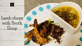 Lamb chops with Broth Soup