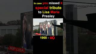 Special tribute to Elvis Presley's daughter Lisa Marie Presley