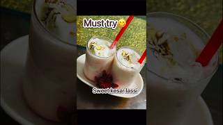 Sweet kesar lassi||Must try||easy and simple||#trending #shorts #curd #lassi #youtube #viral #follow