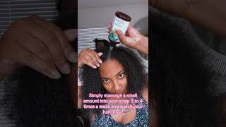 Oil & Massage your scalp 3x a week for healthy hair growth💕✨🫶🏽 #naturalhairoil  #ytshorts