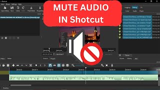 How to Mute Audio in Shotcut | How to Remove Audio in Shotcut | How to Turn Off Audio in Shotcut