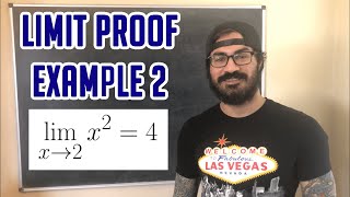 Precise Definition Limit Proof | Quadratic Function Example