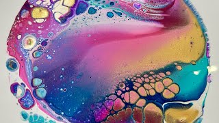 #392 Fluid Art Flip Cup With Cell Activator 😱 Amazing Cell! #art