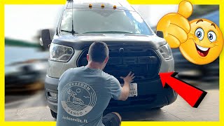 Ford Transit Camper Van Raptor Grill Upgrade