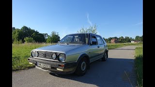 VW GOLF II 1989 - 1.6 GTD - POV Test Drive