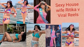 Ritika Indian Sexy Housewife Viral Reels