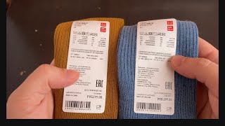 Носки Uniqlo. Обзор. Мнение.