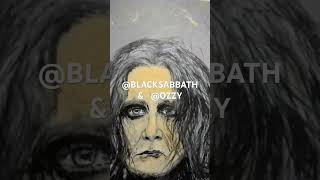 OZZY & Black Sabbath. #blackpaint #painting #pain #symptomoftheuniverse #birmingham #heavymetal