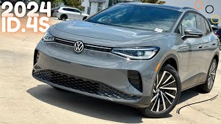 2024 VW ID.4 S In Pure Gray Paint Is A Stealthy and Stylish Family EV Crossover