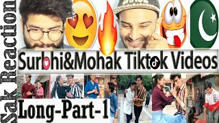 Pakistani Reaction on Surbhi Rathor And Mohak Narang Best Couple Tik Tok Videos | Long Part-1