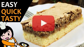 Walnut Cream and Jam Slices (London Cake) - Recipe Videos