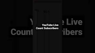 1K Live Count Subscribers of my channel. #shorts #viral #subscribe #live