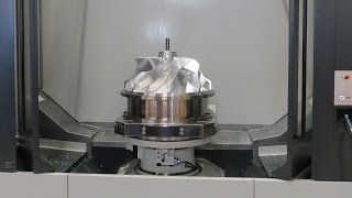 Efficient impeller machining on five axis Starrag STC 800 machiningcenter