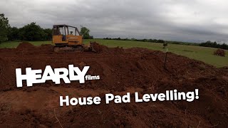 The House Pad is being LEVELED!... And some Chainsaw fun...