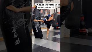 This is How to Train Kickboxing in 2023 🥋 #kickboxing #boxing #mma #shorts