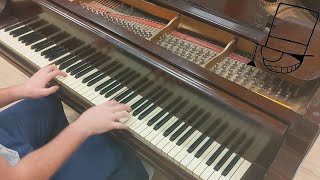 Detective Conan Theme on School's Grand Piano