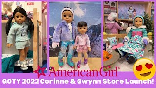 AMERICAN GIRL GOTY 2022 CORINNE STORE RELEASE TOUR!