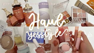 haul de yesstyle que le devolvió la serotonina a mi cerebro · maquillaje, skincare y haircare