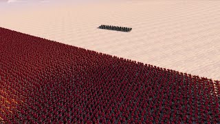 100 MODERN SOLDIERS vs 20 000 SPARTANS - Ultimate Epic Battle Simulator