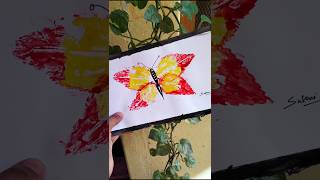 Butterfly drawing 🦋☘️🍃#trending #trend#trendingshorts #trendingvideo#trendingreels #titli#butterfly