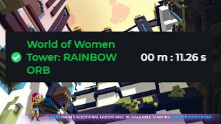 Sandbox - World of Women Tower Rainbow Orb Bug 0:11 Sec