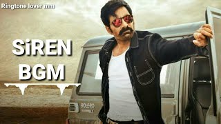 KRACK SIREN BGM || Ringtone lover mm