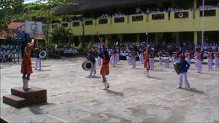 SDN 2 Rampa juara II Festival Drumband Tk SD pada Ulang Tahun ke 63 SMPN 1 kotabaru 2017