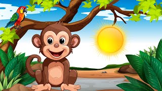 Monkey & Sun Story for kids in English | Moral stories for bedtime