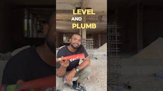 The difference Between Level and Plumb #construction