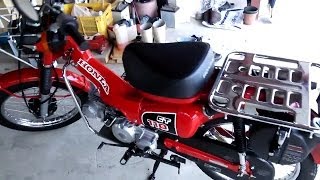 HONDA CT110 ハンターカブ エンジン始動 ENGINE START