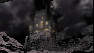 Gondola view of the Event Square attraction at Gold Saucer. FMV [Disc 1] Final Fantasy VII