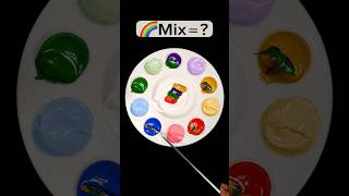 What is the final color? Satisfying color mix #colorfulmixing #games #colormixingmagic #paintmixing