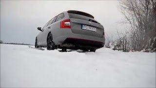 Skoda Octavia RS 230 Kombi - dźwięk silnika wydechu / exhaust sound