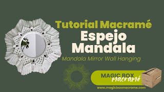 Espejo Macramé Tutorial Para Principiantes ✨ DIY Macramé Hazlo Tu Mismo