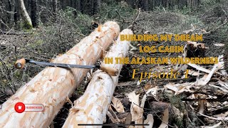 Building my Dream Log Cabin in the Alaskan Wilderness - Episode 1