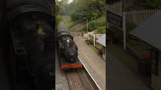 GWR 5619 arrives at Horsehay & Dawley - Telford Steam Railway  #shropshire #railway #steamtrain