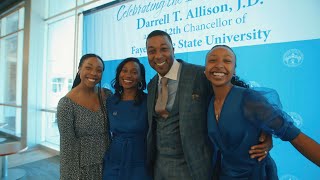 Darrell T. Allison, J.D.  officially installed as the 12th chancellor and CEO of FSU on 9/23/2022