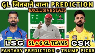 LSG vs CSK Dream11 Team Prediction | LKN vs CHE Dream11 Team Prediction |Dream11 Team of Today Match