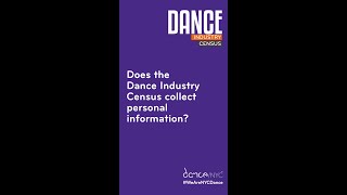 Does the Dance Industry Census collect personal information?