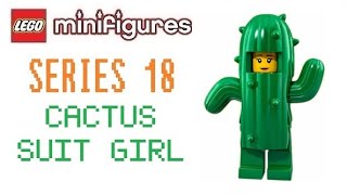 Lego Minifigures Series 18 Cactus Suit Girl Review