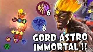 ENEMY SURRENDERED !! HYPER GORD ASTRO IMMORTAL FULL STACK !! MAGIC CHESS MOBILE LEGENDS